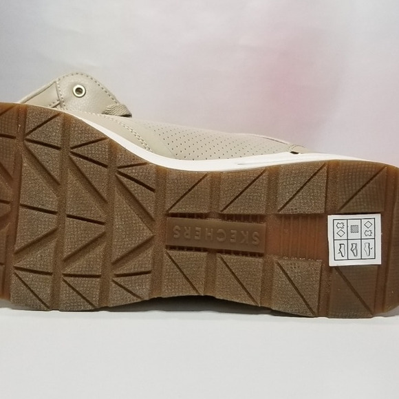 Skechers Women's Street Million Air Hotter Air Casual Sneaker Size 9.5 Beige NWT - Picture 7 of 8